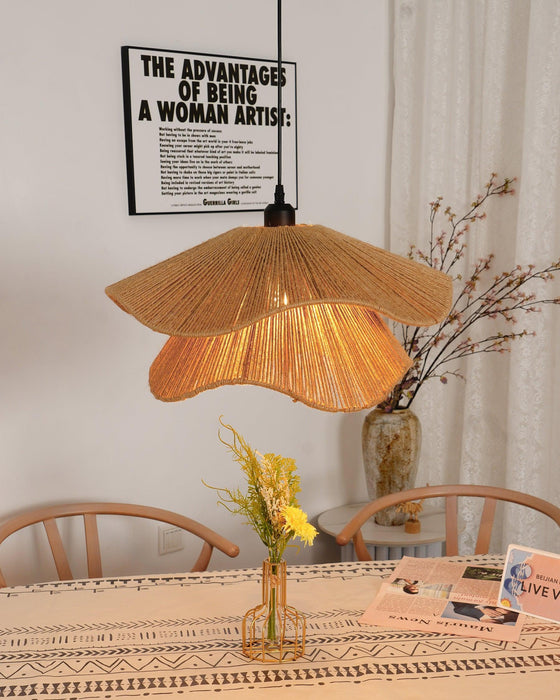 Handmade Straw Hat Pendant Lamp-DWHOME
