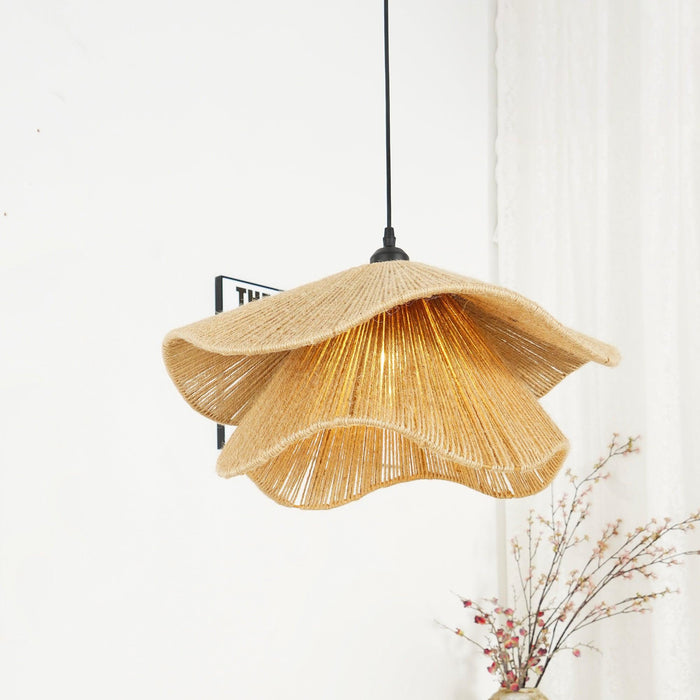Handmade Straw Hat Pendant Lamp-DWHOME