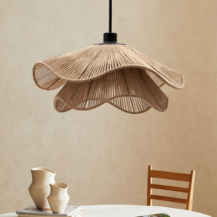 Handmade Straw Hat Pendant Lamp-DWHOME