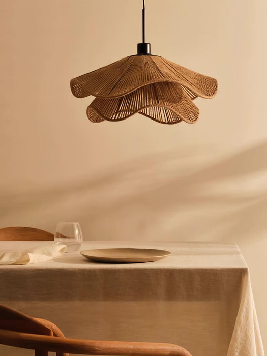 Handmade Straw Hat Pendant Lamp-DWHOME
