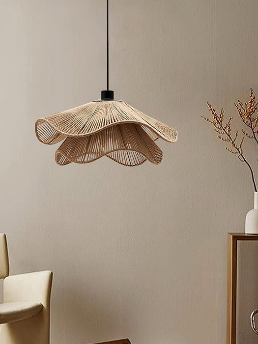 Handmade Straw Hat Pendant Lamp-DWHOME