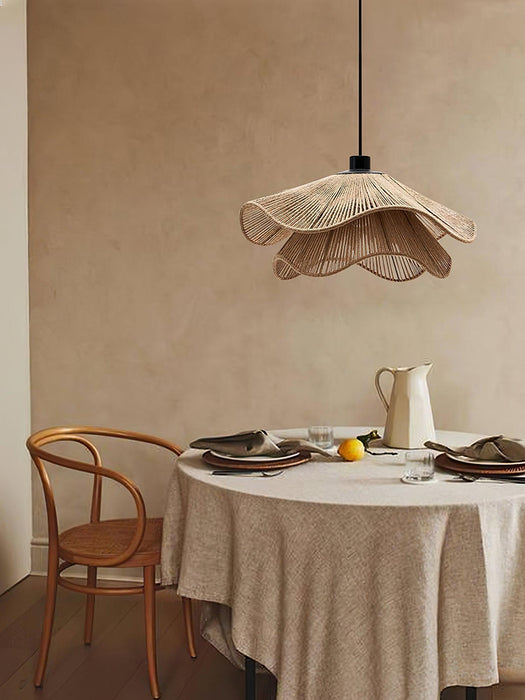 Handmade Straw Hat Pendant Lamp-DWHOME