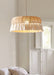Handwoven Jute Pendant Light-DWHOME