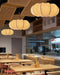 Oblate Silk Pendant Lamp-DWHOME