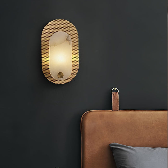 Harlan Alabaster Wall Light-DWHOME