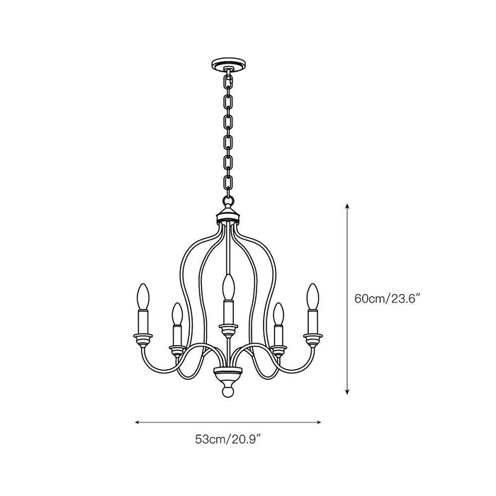 Hartsville Chandelier-DWHOME