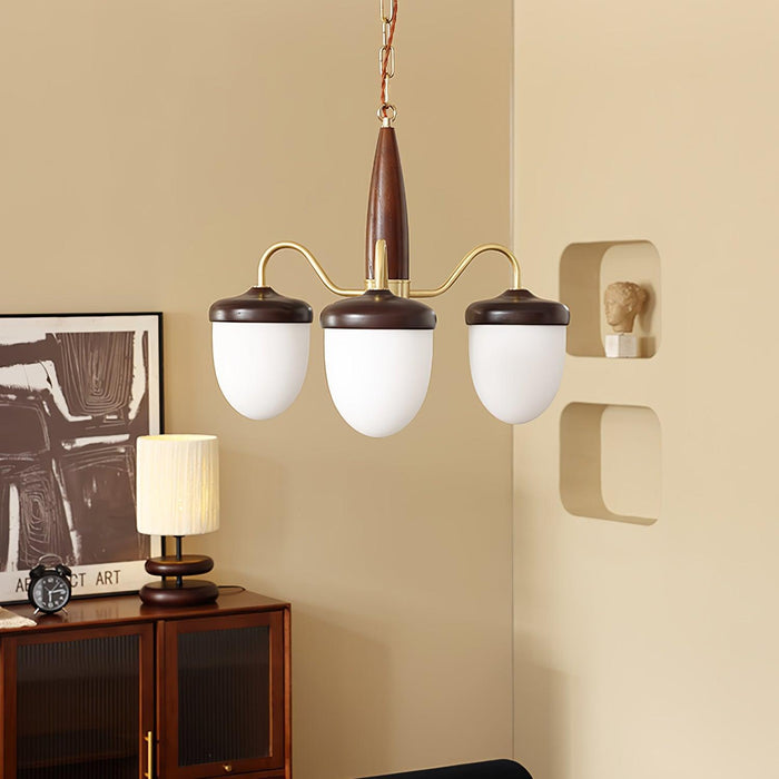 Hazelnut Branch Chandelier-DWHOME