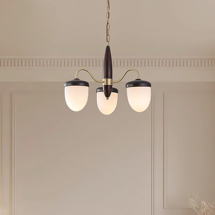 Hazelnut Branch Chandelier-DWHOME