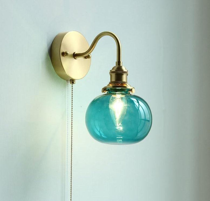 Vintage Style Glass Sphere Wall Light N READY - DWHOME