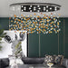 Modern Style Pebble Rain Chandelier.