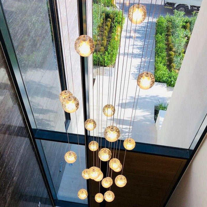 Modern Style Crystal Raindrops Chandelier.