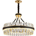 Postmodern Luxury Crystal Chandelier.