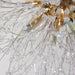 30" Crystal Dandelion Ceiling Light.