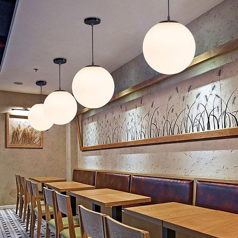 Modern Style Glass Sphere Ceiling Light-DWHOME