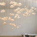 Creative Nordic Chandelier Dining Room Kitchen Island Glass Pendant Lamp Bedroom Restaurant Bar Coffee Art Hanging Light.