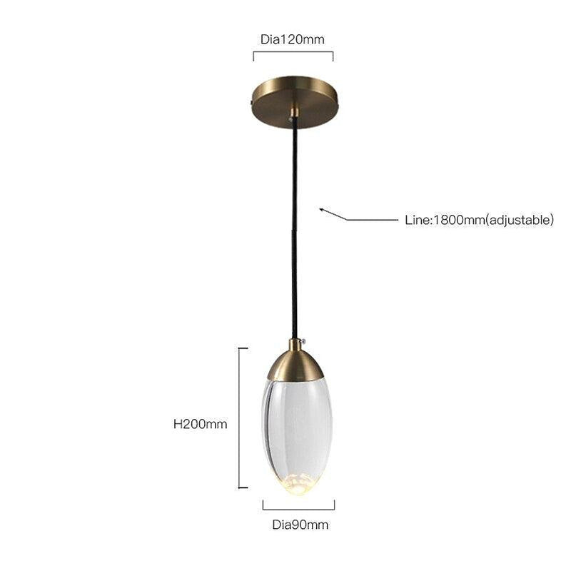 Raindrop Pendant Lights-DWHOME