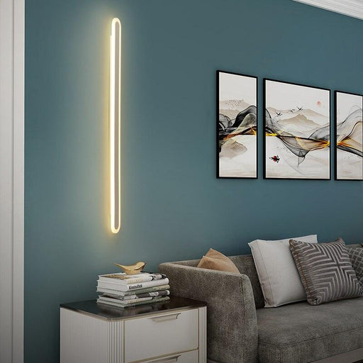 Long Elliptical Wall Light.