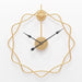 Wavy Sun Wall Clock - DWHOME