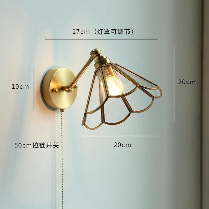 Modern Style Pull Chain Wall Light - DWHOME