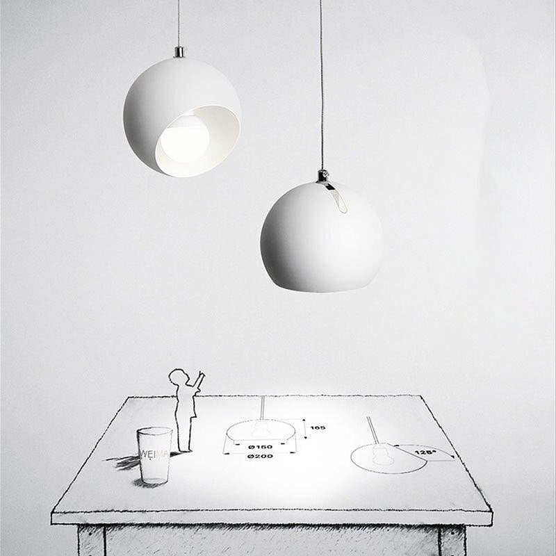 Modern Style Optic Sphere Pendant Light-DWHOME