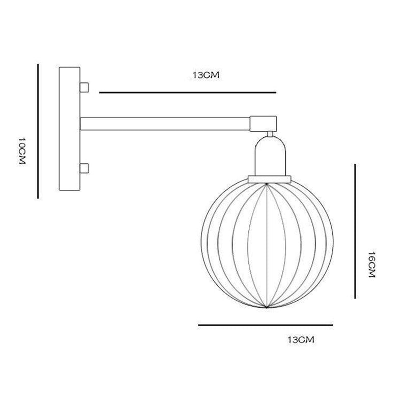 Japanese Style Flowery Wall Light-DWHOME