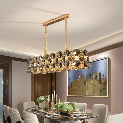 Monte Crystal Dining Room Chandelier.