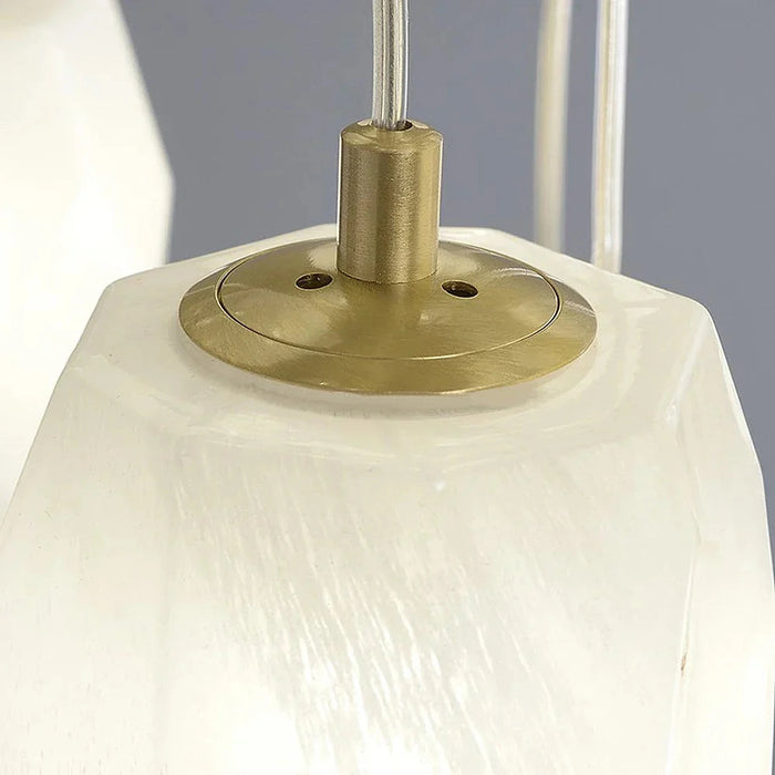 Frost Glass Pendant Foyer Chandelier-DWHOME