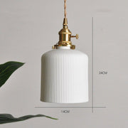 Luminaire suspendu pendentif en céramique à style nordique - DWHOME
