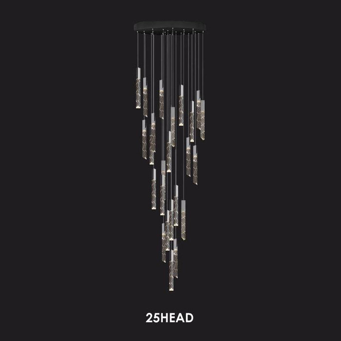 Modern Style Crystal Bars Chandelier.