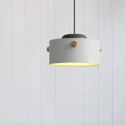 Wooden Bucket Pendant Lights-DWHOME