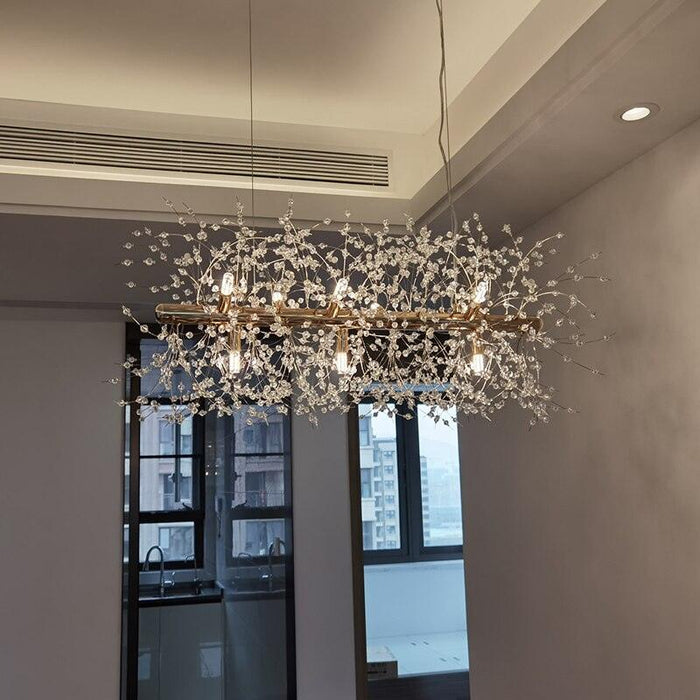 Modern Style Frosted Flower Chandelier - DWHOME