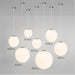 Modern Style Glass Sphere Ceiling Light - DWHOME