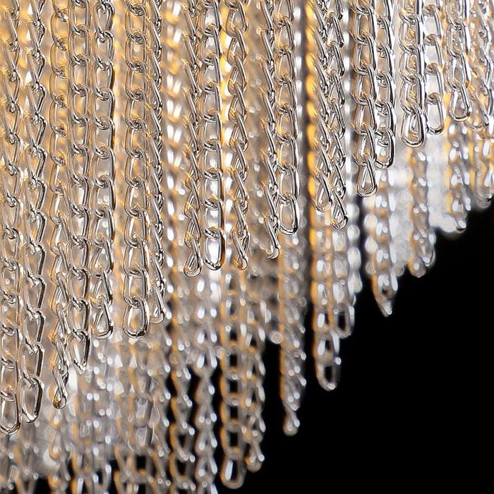 Cadena Chain Tassel Ceiling Chandelier.