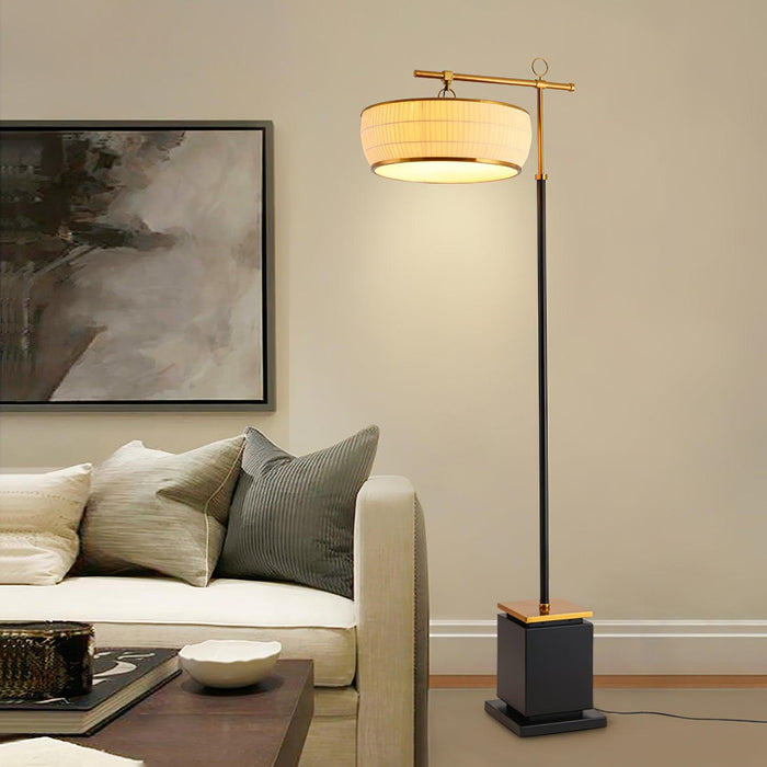 Hejun Fabric Floor Lamp - Vakkerlight