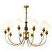 Helena Curve Chandelier-DWHOME