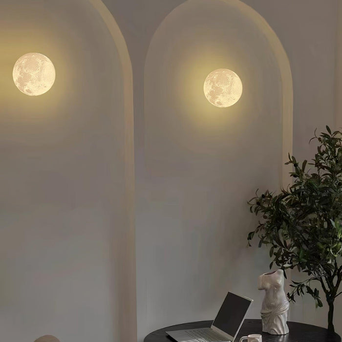 Moon 3D Wall Lamp-DWHOME