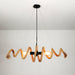 Hemp Rope Industrial Spiral Chandelier-DWHOME