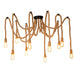 Hemp Rope Scattered Flower Chandelier - DWHOME