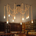 Hemp Rope Scattered Flower Chandelier - DWHOME