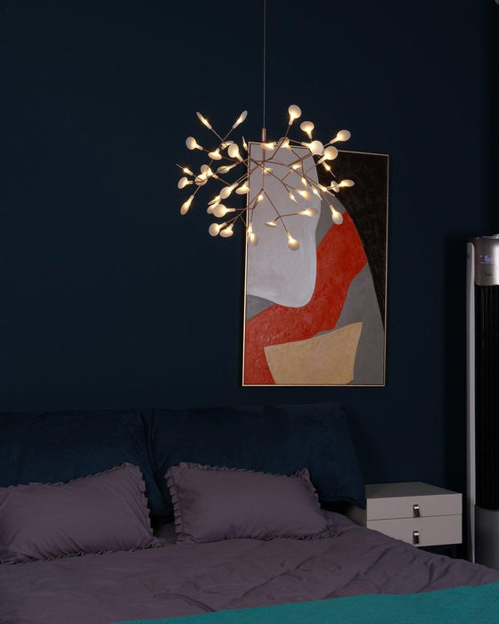Rose Gold Firefly LED Chandelier-DWHOME