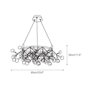 Heracleum Round Chandelier-DWHOME