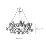Heracleum Round Chandelier-DWHOME