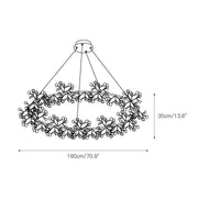 Heracleum Round Chandelier-DWHOME
