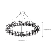 Heracleum Round Chandelier-DWHOME