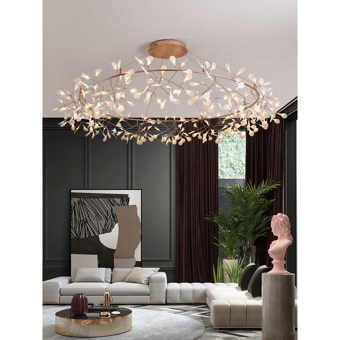 Heracleum Round Chandelier-DWHOME