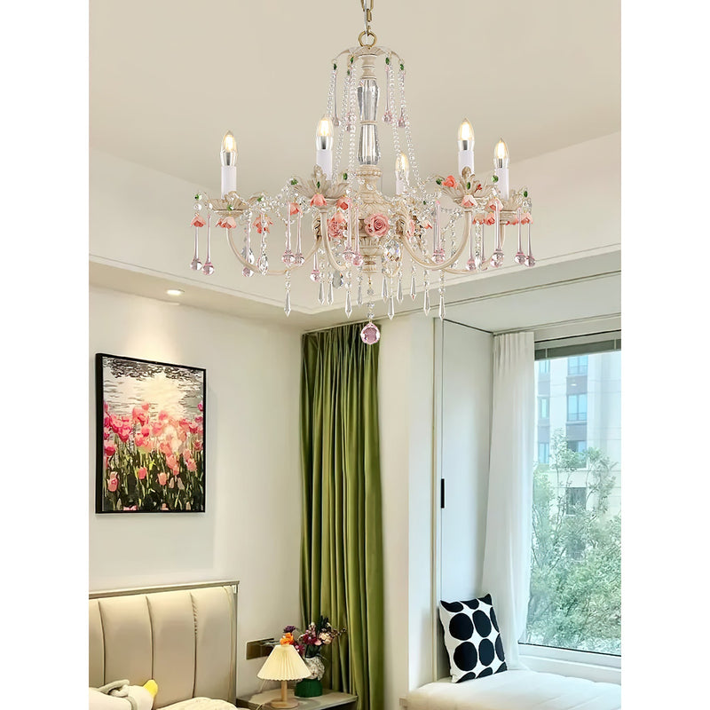 Heritage Rose Chandelier-DWHOME