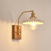 Heritage Walnut Wall Lamp-DWHOME