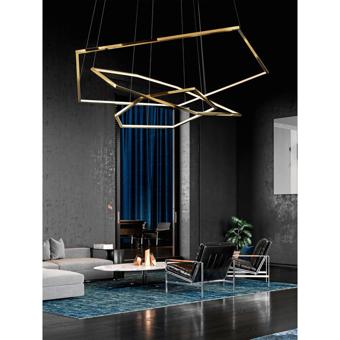 Hexagon Chandelier-DWHOME