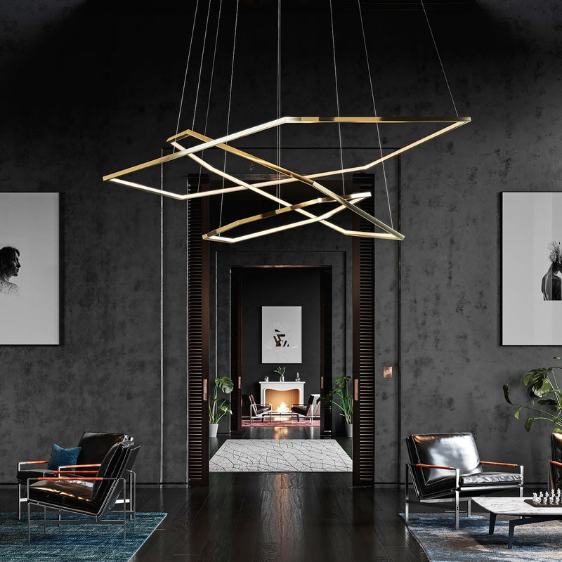 Hexagon Chandelier-DWHOME