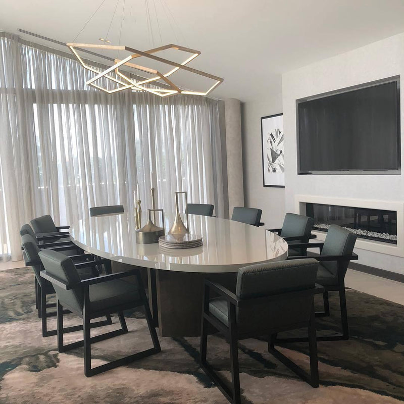 Hexagon Chandelier-DWHOME